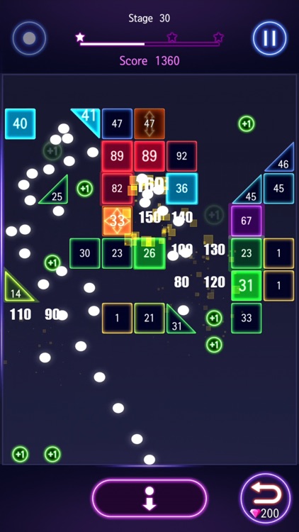 Bricks Breaker Hit - Glow Ball screenshot-6